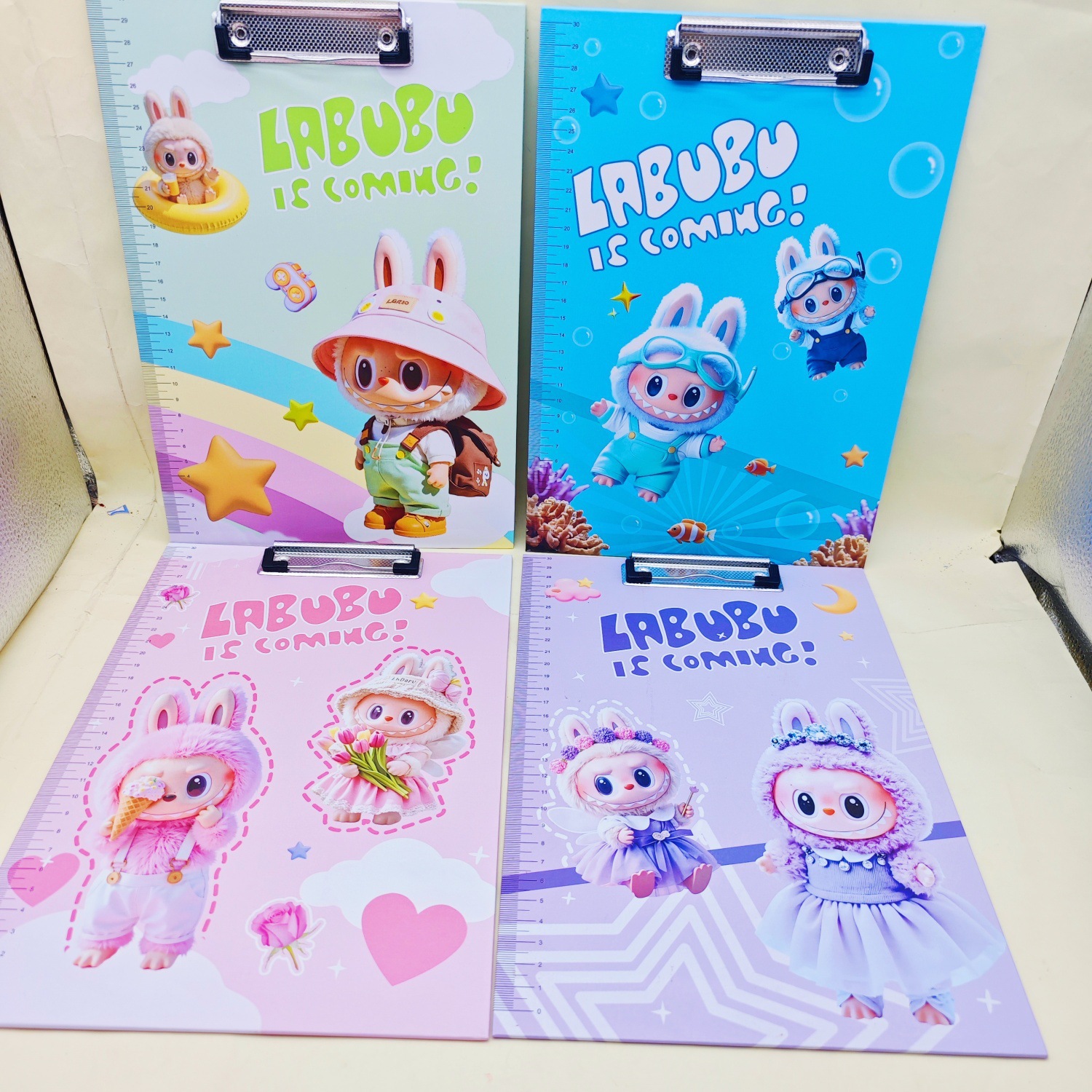 Nuevo StarBaby A4 cartón de dibujos animados Steely multifuncional escritura tablero de soporte para estudiantes de primaria examen tablero de soporte necesario image 28