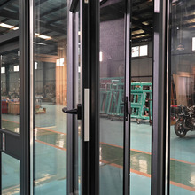 厂家定制MSD-104窗纱一体系统窗隔音四道密封框扇平齐断桥铝门窗