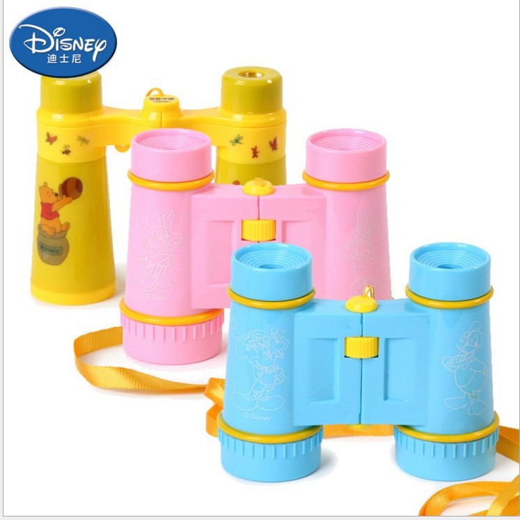 正品迪儿童士尼卡通双筒高清高级望远镜小学生探索实验玩具SWL925