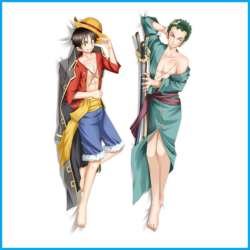 Housse de Coussin et Taie d'Anime One Piece Taille Réelle