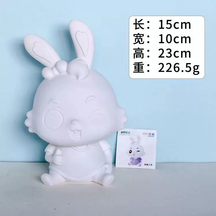 Кукла из пластика раскрашенная, игрушка, handmade, граффити, копилка, оптом