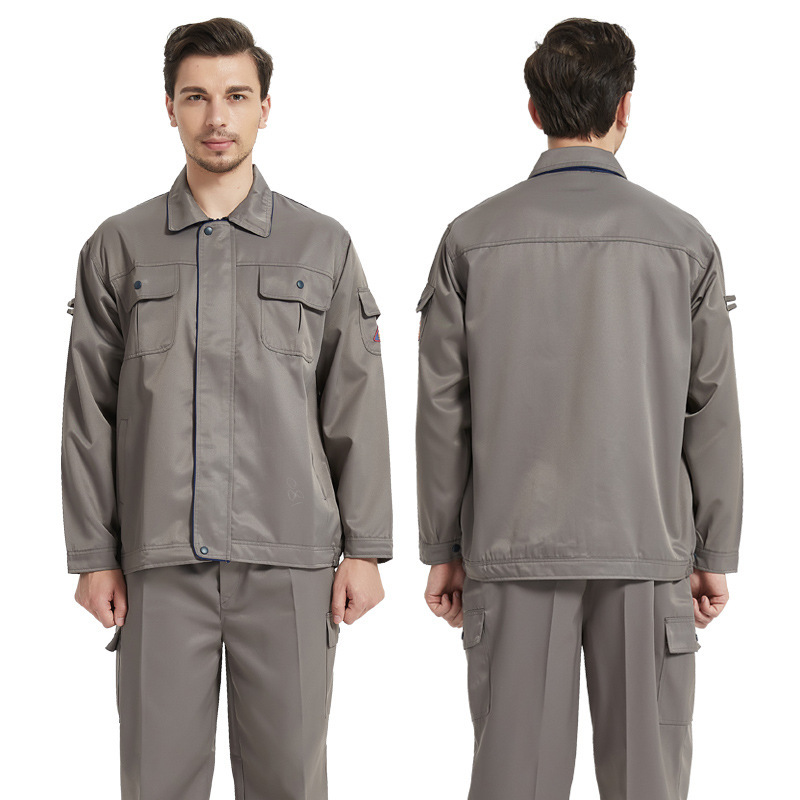 Baiyi Anti-static Clothing Anti-acid and Alkali Work Clothes Chemical Mineral Spring and Autumn Split Anti-chemical Clothing Protective Anti-acid Clothing Set