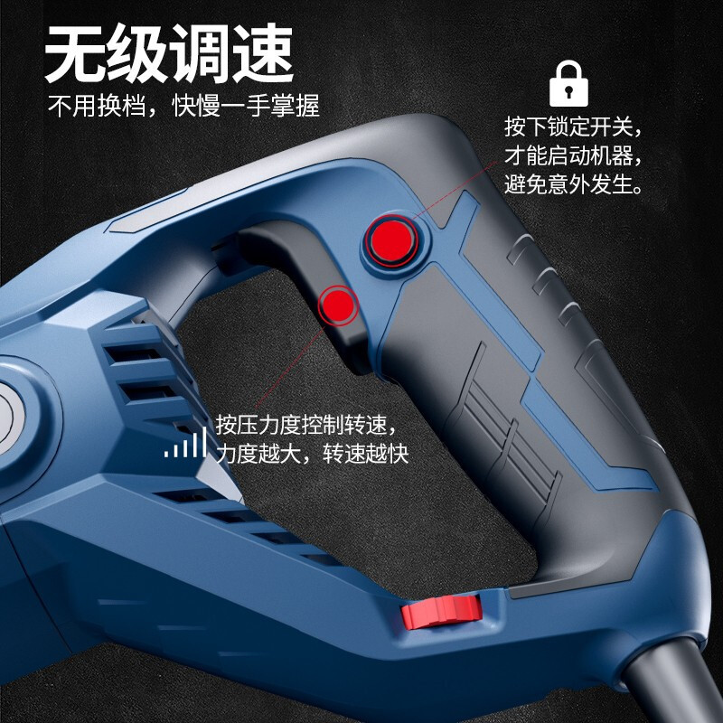 Dongcheng sierra recíproca espada sierra de madera sierra de metal sierra de mano control de velocidad motosierra eléctrica J1F-FF02