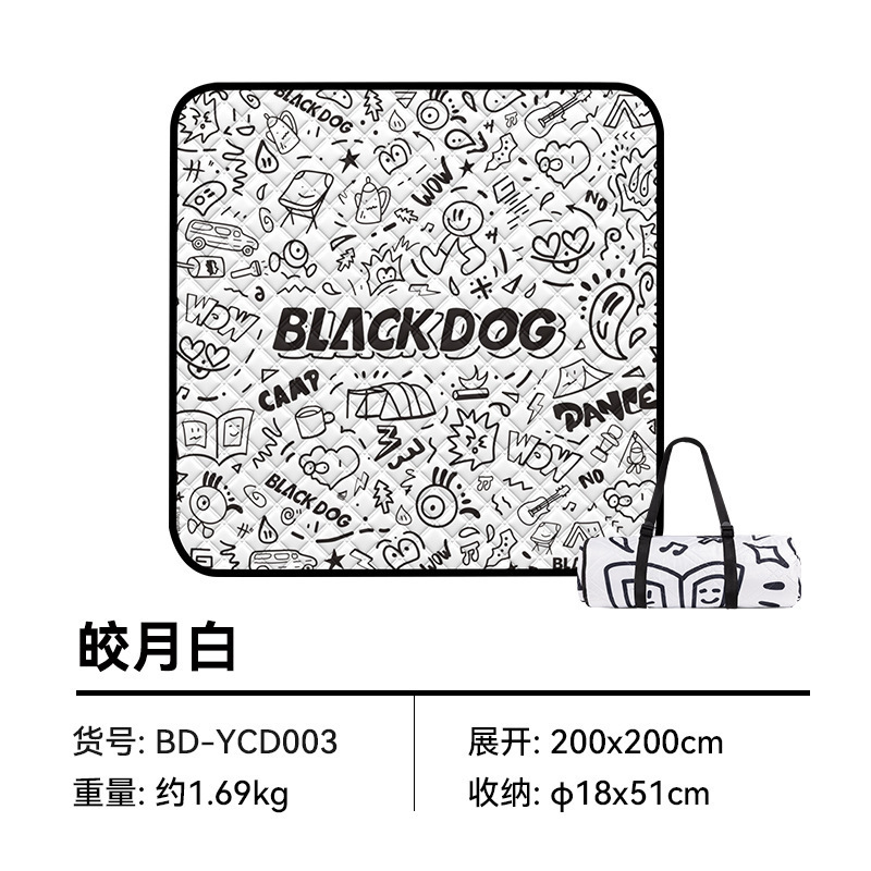 Blackdog ブラックドッグ アウトドア ピクニックマット キャンプ 厚みのある 春のお出かけマット 防湿マット パーク クレイジードリーマーシリーズ|undefined