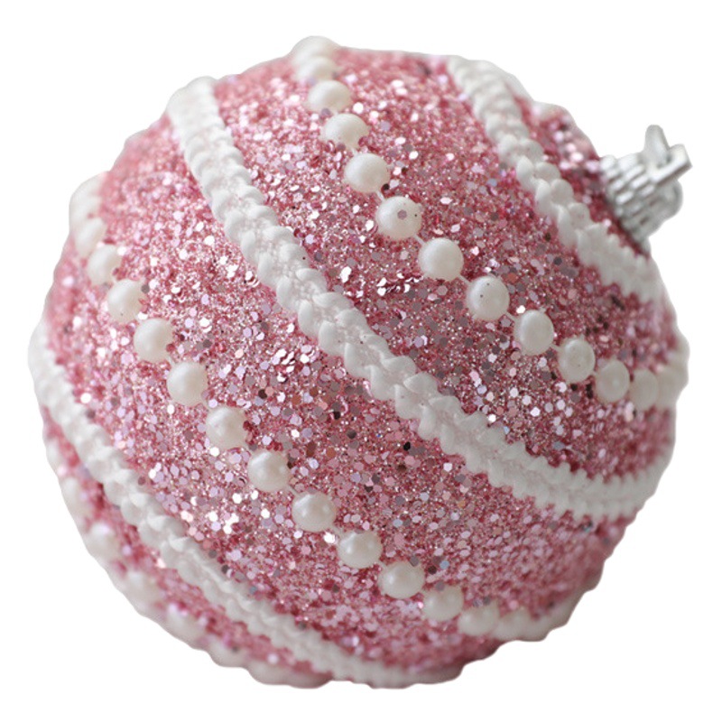 Bola de Navidad 8cm bola de espuma decoración del árbol de Navidad colgante bola colorida decoración de la ventana bola colgante decoración de Navidad se puede mezclar