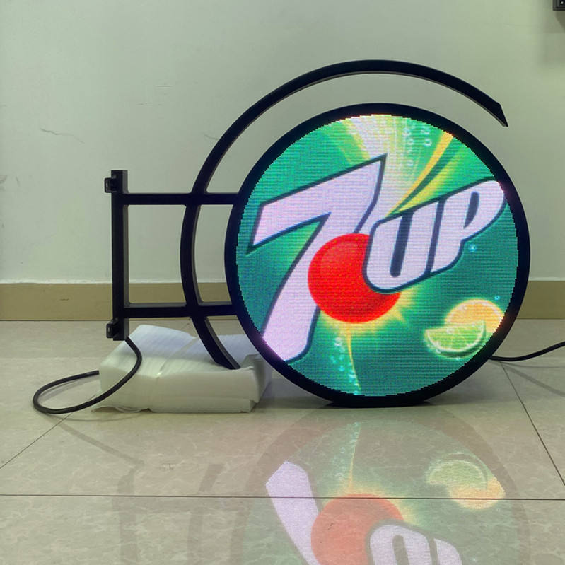 Outdoor circular LED screen, outdoor P4.28 circular LED display screen, 600mm diameter circular LED screen