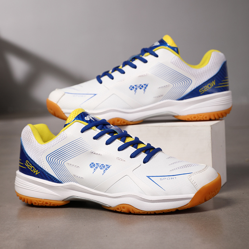 Fábrica directa zapatos de bádminton moda hombres y mujeres entrenamiento integral competencia de tenis de mesa zapatos de tenis pareja zapatos deportivos image 3
