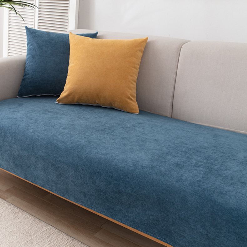 Cordyel velvet dark blue folding edge