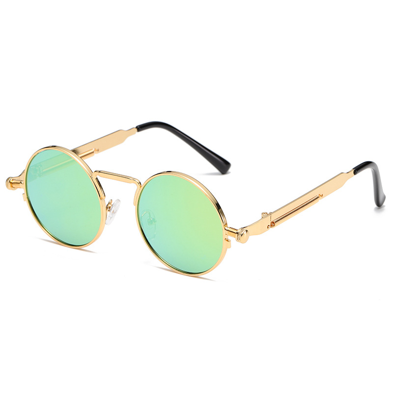 Golden frame yellow and green tablets