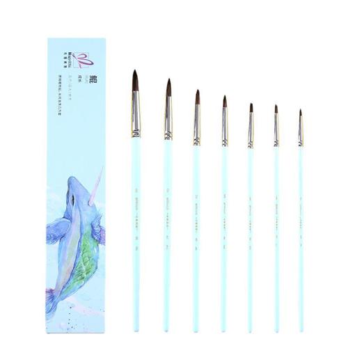 Watercolor pen wholesale dropshipping Magritte set round head multi-functional hook line pen national trend nylon hair animal hair