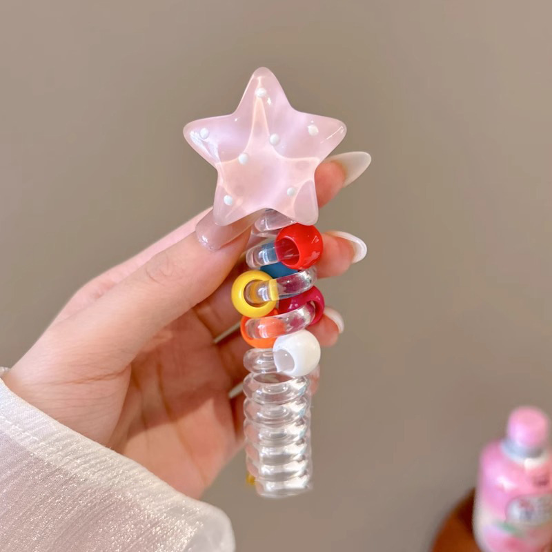 Línea telefónica con lazo, anillo para el cabello, tocado, nueva trenza de burbujas, cuerda para el cabello trenzada, alta elasticidad, sin dañar el cabello, cuerda para atar, banda de goma femenina