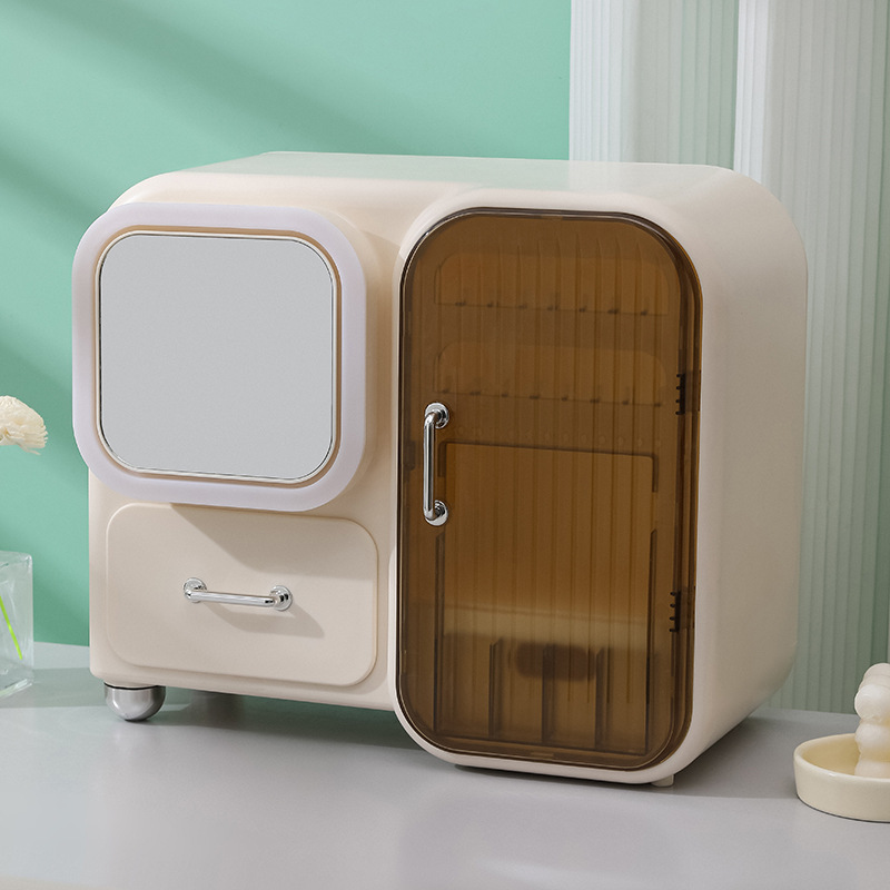 8587 espejo blanco crema