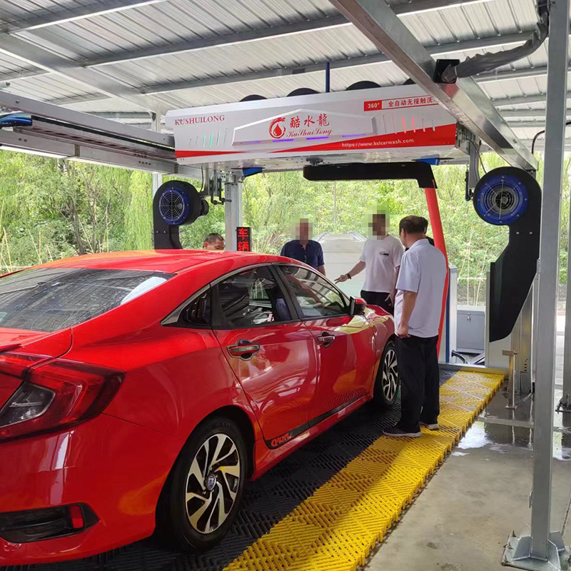 Non-contact car wash machine commercial scanning code self-service car wash