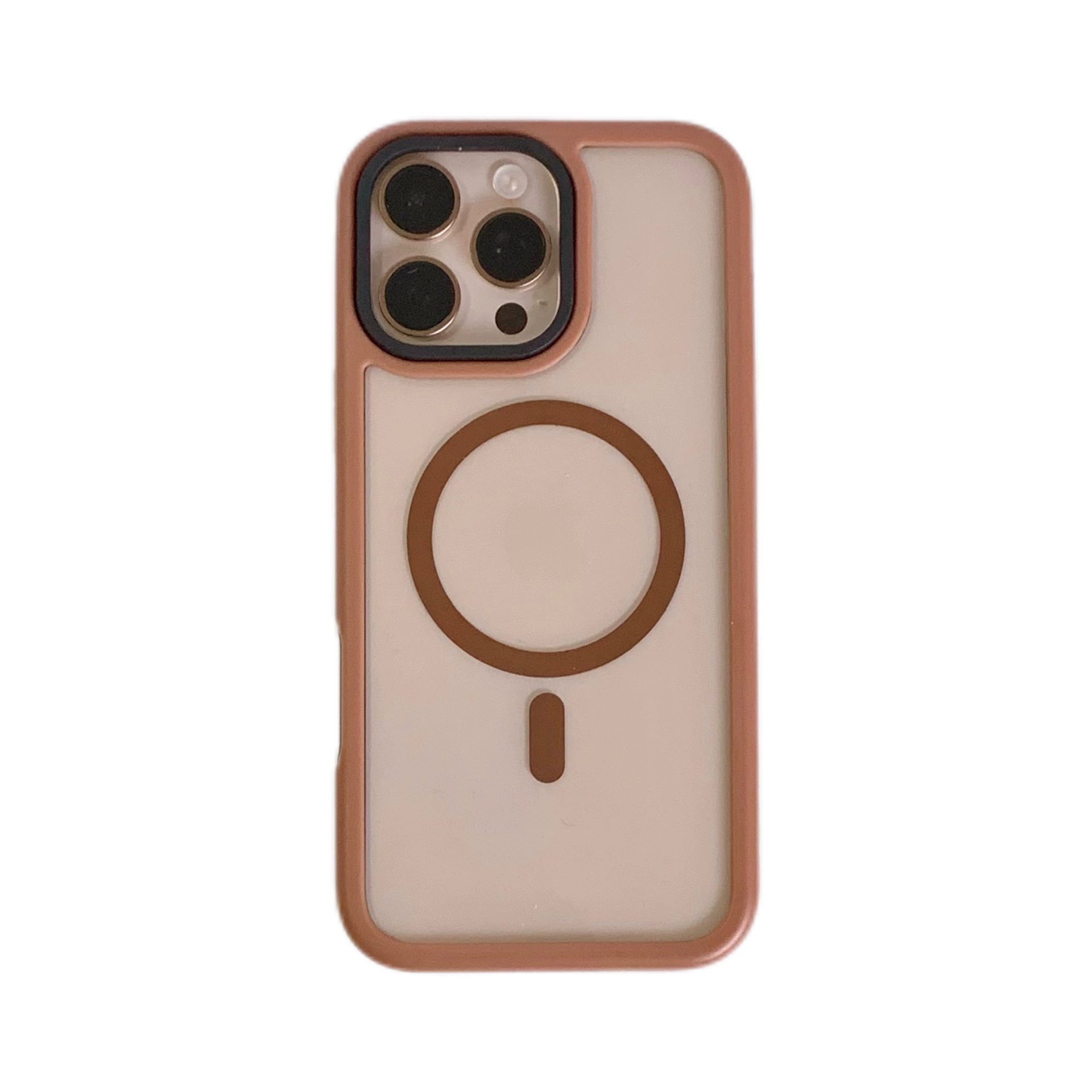 Прозрачный чехол Apple, совместим с iPhone 15 и 16 Pro Max, защитный чехол 3-в-1, защита от падений