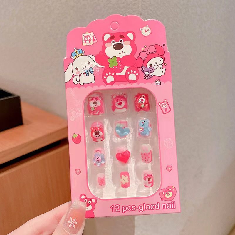 Adorable Sanrio pegatinas de uñas para niños con uñas exquisitas Kolomi Melaty pegatinas de uñas parches de uñas image 17