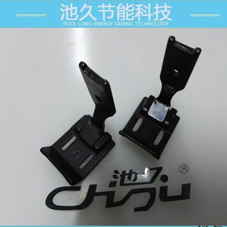服装加工设备零部件  双针车1/2铁平压脚 双针车配件
