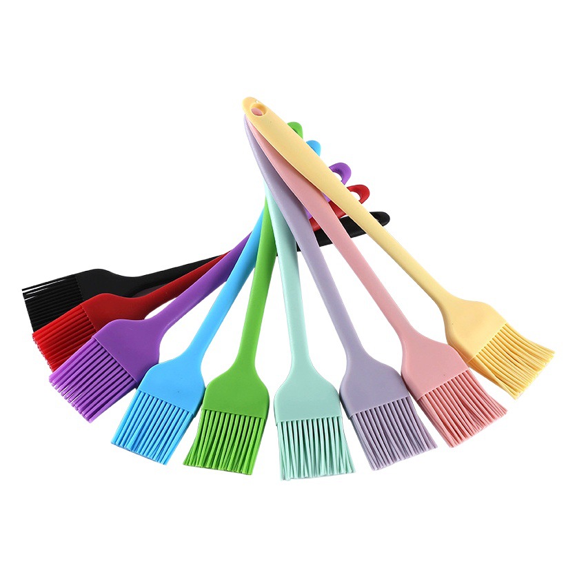 Xuanjun Cepillo de aceite de silicona integrado de grado alimenticio Cepillo de aceite de silicona resistente a altas temperaturas para cocina Utensilios de barbacoa Cepillo de barbacoa pequeño