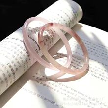 精挑严选厂家批发58mm内径仿玉玻璃手镯叮当手镯禁步环仙女镯叮当