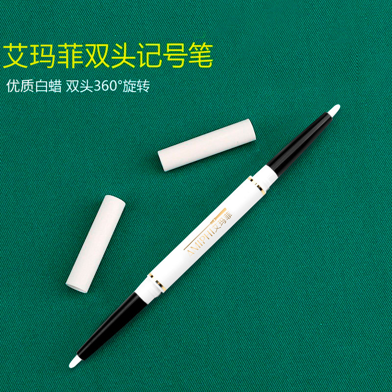 Marcador blanco pluma doble cabeza fácil de limpiar línea de tallado bordado cuchillo ultrasónico línea quirúrgica dibujo pluma diseño de posicionamiento de la piel pluma