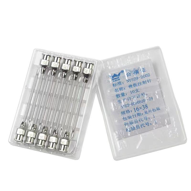 Aguja de acero inoxidable 12*15 (diez)