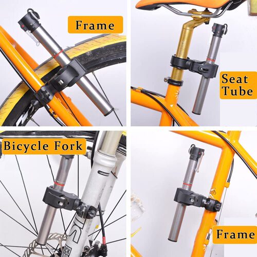 Universal flashlight bracket, bicycle 360-degree rotating lamp clip, high-strength bracket, convenient installation bracket