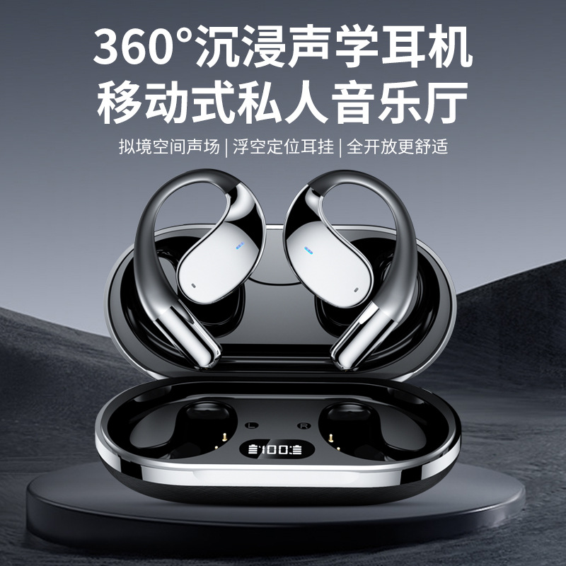 YYK-Q39 Bluetooth Headset OWS Ear-hanging Sports AI Translation Intelligent Language 144 Translation Meeting Records