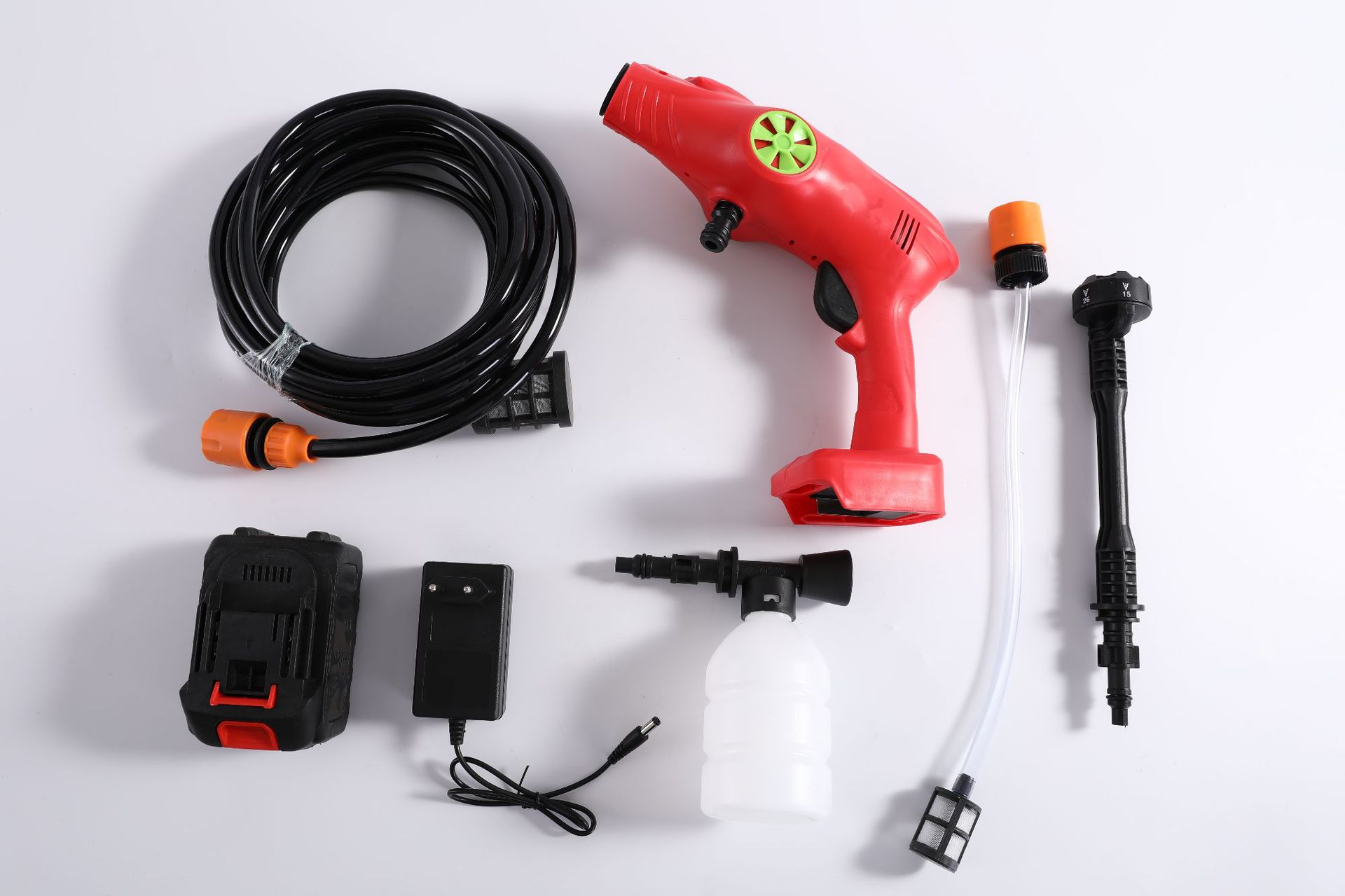 Wireless Car Washing Machine, Portable Car High-Pressure Water Gun, High-Power Vehicle-Mounted Lithium Battery, Household Electric Car Washing Tool