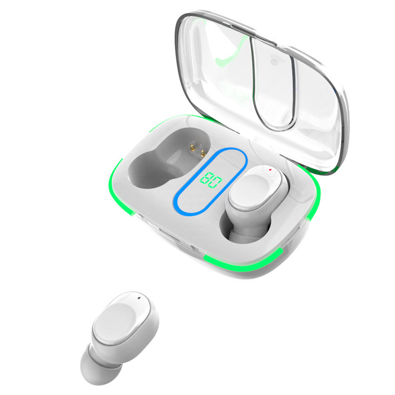 A6s bluetoothイヤホン両耳ミニスポーツデジタルディスプレイワイヤレスイヤホンtws 5.1|undefined