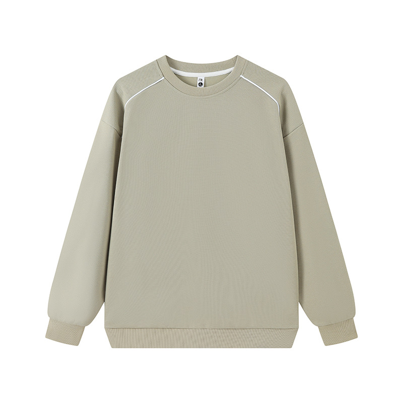 Camiseta de cuello redondo de tornillo pesado personalizada ropa corporativa de grupo camisa publicitaria ropa de trabajo de manga larga logotipo impresa