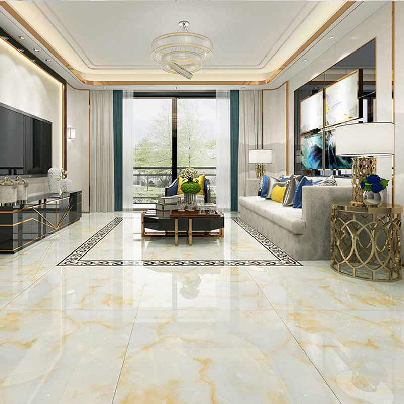 佛山地砖800x800客厅卧室玉石仿大理石通体防滑金刚石地板砖瓷砖