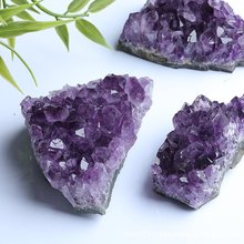 批发天然乌拉圭紫水晶簇紫晶块水晶洞片矿石原石标本紫水晶块摆件