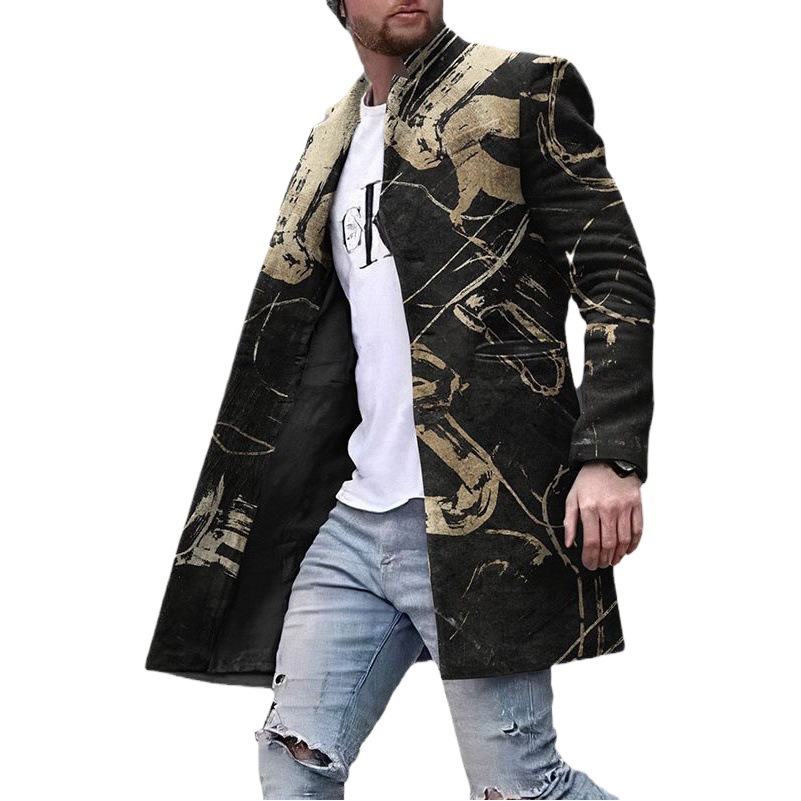 Abrigo a cuadros para hombre 2024 nuevo producto comercio exterior chaqueta wish estación europea Amazon rompevientos AliExpress lana al por mayor