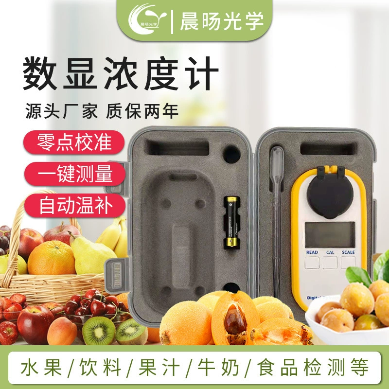 Фруктовая сладость фруктовый сахаромер для резки жидкого супа молозива измеритель концентрации цифровой дисплей рефрактометр 0-94%