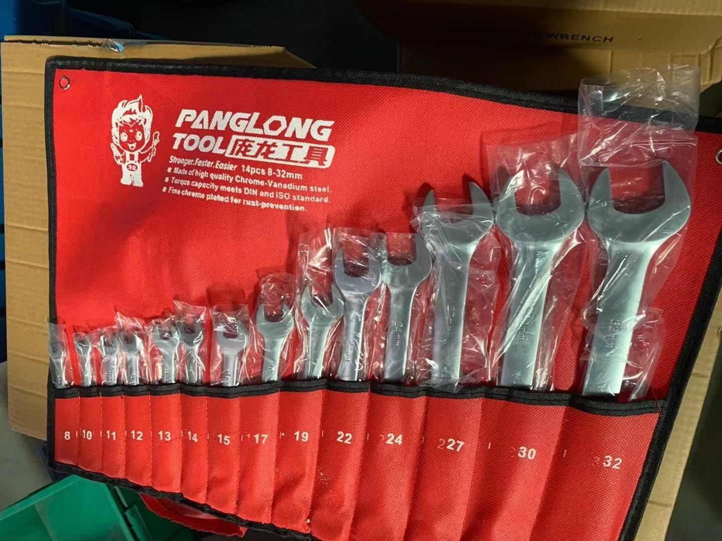 Fabricante de llaves Llave de marca Panglong Llave de cabeza de espejo Llave torx Llave hexagonal Llave ajustable Llave de doble apertura