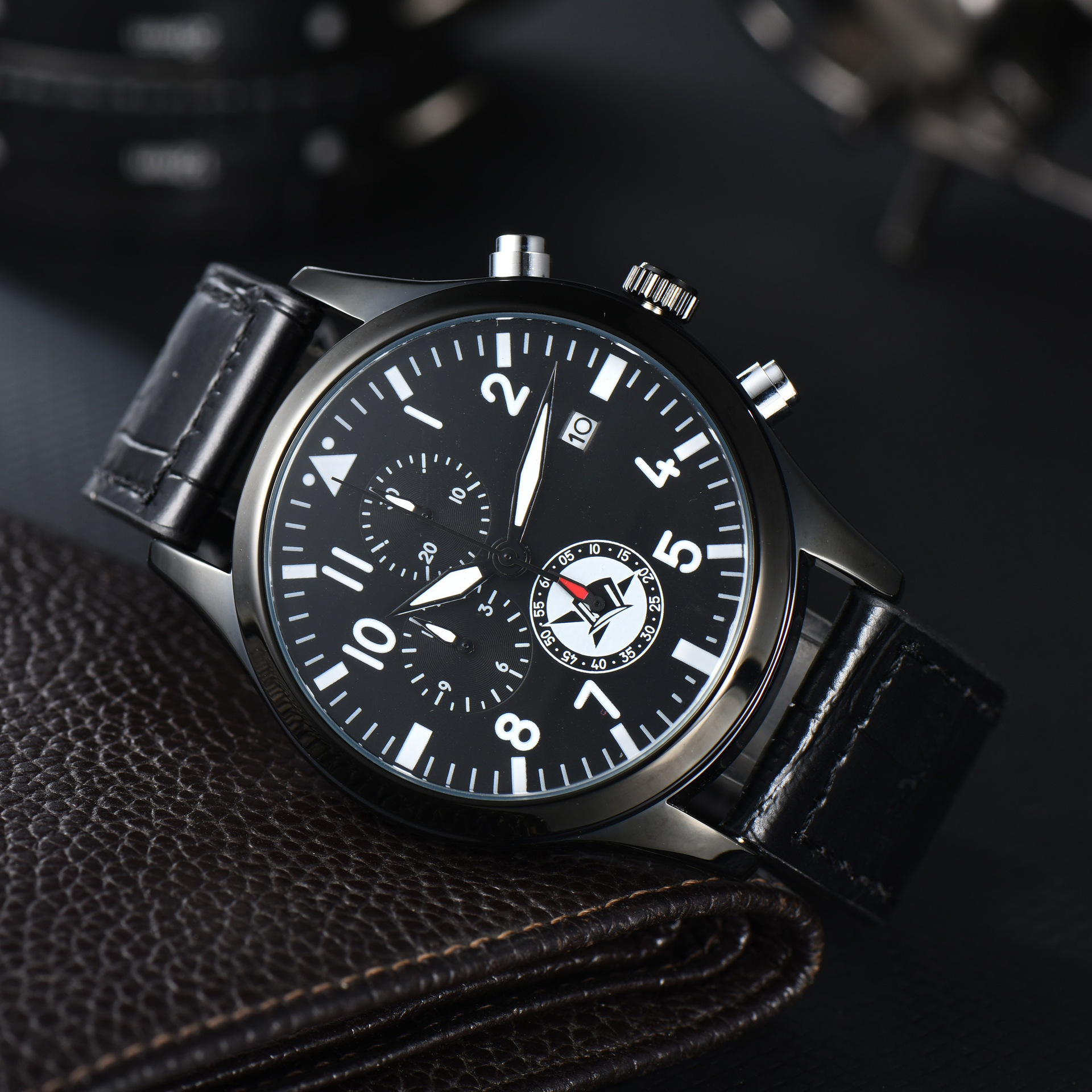 Men's Wrist Watch Quartz Multifunctional Waterproof Luminous_voghion.com