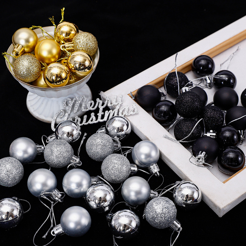 Año Nuevo nuevo árbol de Navidad decoración colgante colorida bola florista Nochebuena hecha a mano DIY material floral