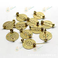 18MM Диаметр бисера с круглым дном лотка булавка сетка лапша страховая брошь латунная булавка безопасности прямая продажа