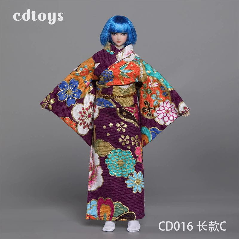 Оптовые CDTOYS CD016 1/12 Женские солдаты кимоно подходит для TBLEAGUE1: 12 наборов