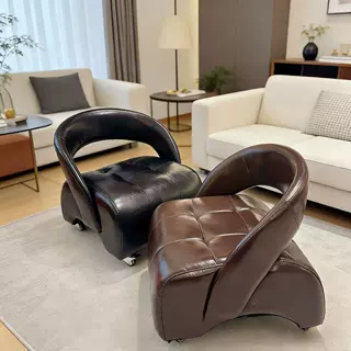 静音万向轮溜溜凳家用靠背滑轮矮凳成人儿童通用网红小凳子换鞋凳