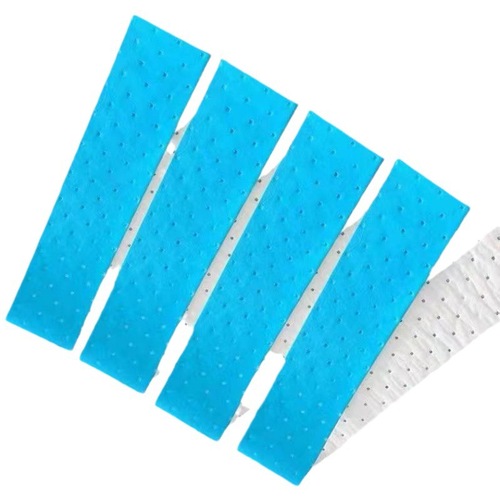 Kitchen range hood integrated stove universal upgraded blue film anti-leakage thickened oil-absorbing cotton strips oil-absorbing paper oil-absorbing cotton