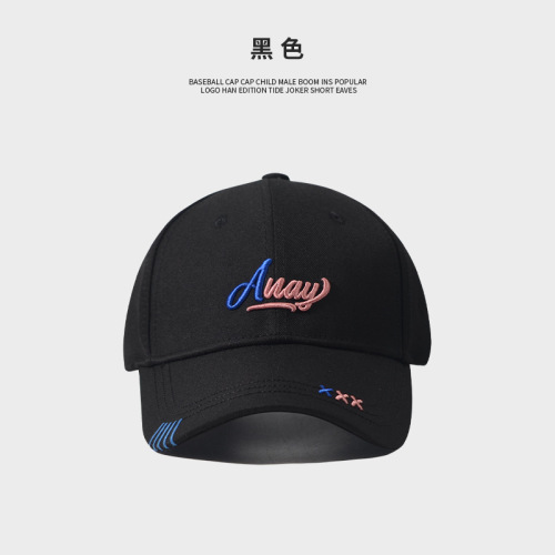 Hard-top hats for men and women, spring and autumn duckbill hats, Korean-style trendy brand sun hats, casual summer pink baseball hats, new designs