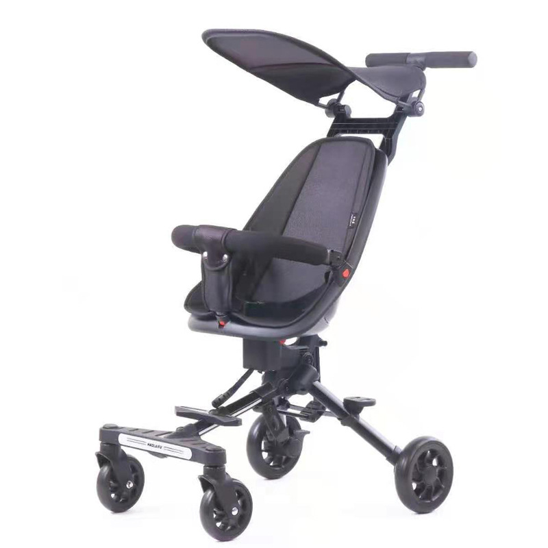 新款溜娃手推車超輕便遛娃可折疊兒童雙向手推車寶寶高景觀嬰兒車