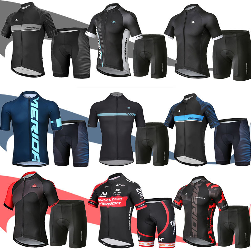 Summer Cycling Clothing Short-sleeved Suit Mountain Road Bike Clothing Quick-drying Breathable Men's and Women's Summer Road Bike Cycling Pants