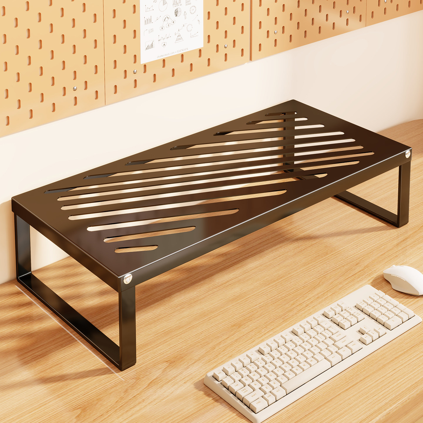Soporte Elevador de Monitor para Escritorio Multifuncional Universal para Oficina