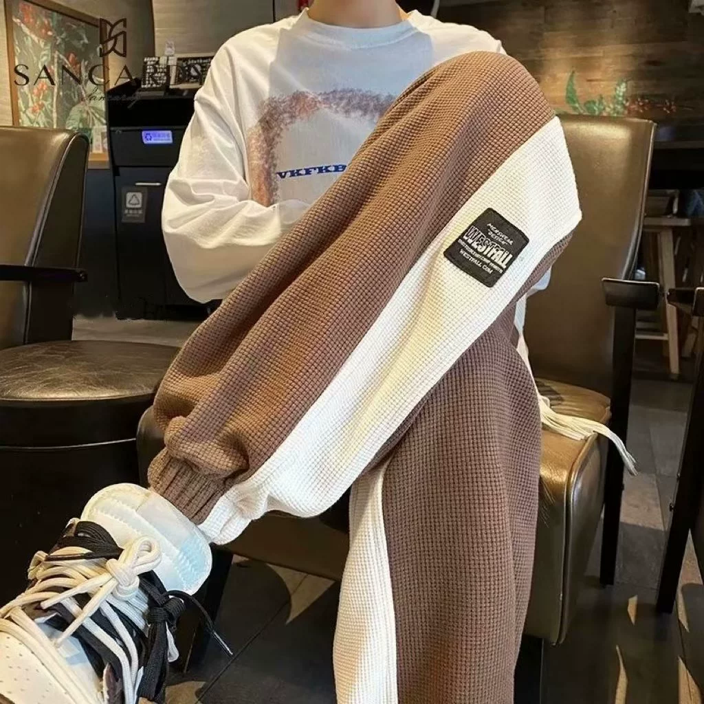 Демисезонные мужские спортивные брюки для баскетбола, oversize, большие размеры для бега и отдыха