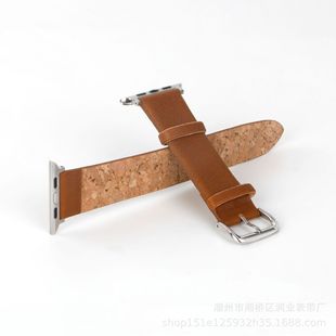 PU cork eco-friendly strap for apple Applewatch comfortable soft customizable factory