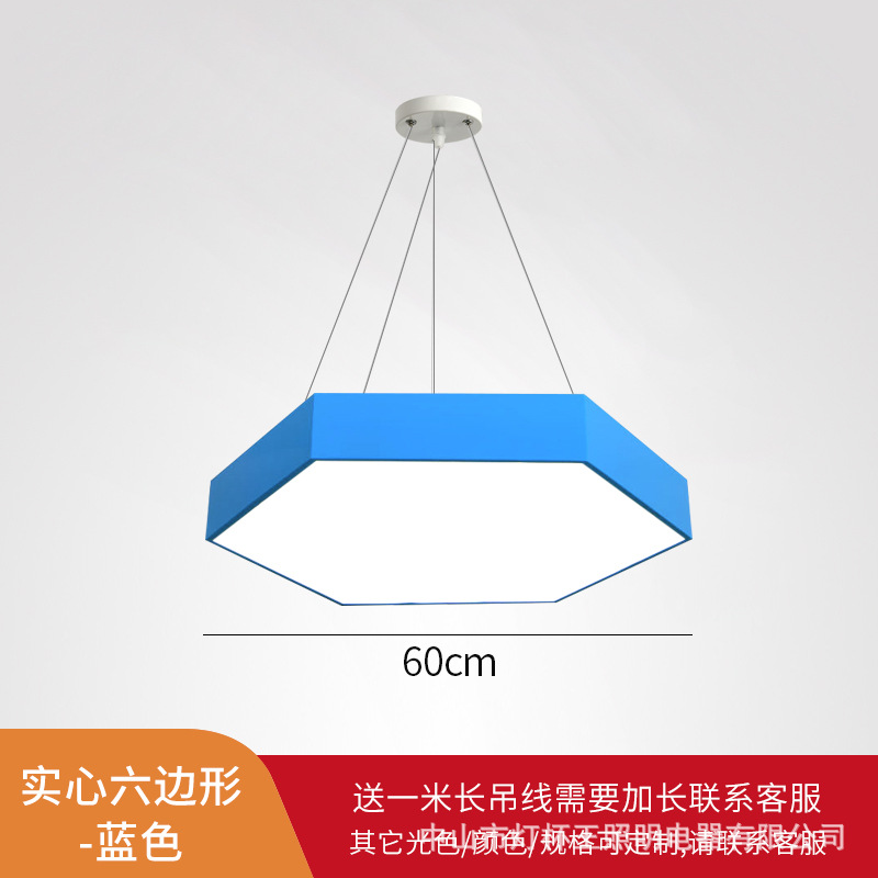 led color hexágono en forma de Y lámpara candelabro jardín de infantes instituciones de capacitación de educación temprana parque infantil creativo lámpara de modelado de panal