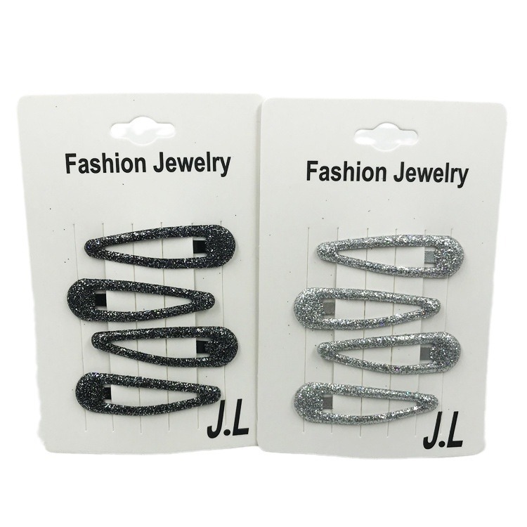 Horquilla con lentejuelas estilo coreano, pinza BB de colores, horquilla linda para bebés y niños, pinza lateral para flequillos femeninos.