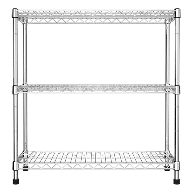Новая 304 нержавеющая сталь 3-слойная полка для спальни пол ящик для хранения багажа полка для хранения игрушек
