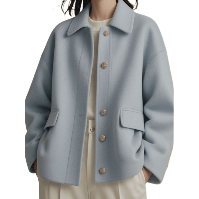 2025春の新作人気のユニークで見栄えの良い女性用スモールフレグランスジャケット、人気の小柄でスタイリッシュなトップス|undefined
